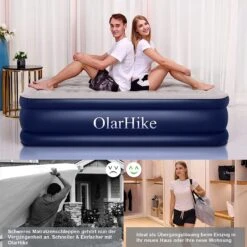 OlarHike Queen Size Luchtmatras Met Geïntegreerde Elektrische Pomp, Zelfopblazend Luchtbed, Voor 2 Personen, Premium Gastenbed, Opblaasbaar Matras Voor Camping Of Thuisgebruik, 203 X 152 X 46 Cm 10 OlarHike Queen Size Luchtmatras Met Geïntegreerde Elektrische Pomp, Zelfopblazend Luchtbed, Voor 2 Personen, Premium Gastenbed, Opblaasbaar Matras Voor Camping Of Thuisgebruik, 203 X 152 X 46 Cm -Buiten Kamperen 1200x1200 303