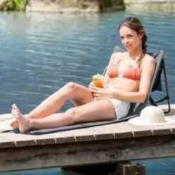 Intimo Strandmat - 2 Stuks - Grijs - 100x51x41cm -Buiten Kamperen 1200x1200 347