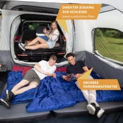 Skandika Pitea XL CROSS Tent – Koepeltenten - Autotent – Campingtent Voor SUV, Caddy, Auto, CUV - Voor Max. 4 Personen – Vrijstaand – Met/zonder Slaapcabine – Max. Stahoogte 230 Cm – 3000mm Waterkolom - 475 X 290 X 230 Cm (LxBxH) – Kamperen - Grijs 12 Skandika Pitea XL CROSS Tent – Koepeltenten - Autotent – Campingtent Voor SUV, Caddy, Auto, CUV - Voor Max. 4 Personen – Vrijstaand – Met/zonder Slaapcabine – Max. Stahoogte 230 Cm – 3000mm Waterkolom - 475 X 290 X 230 Cm (LxBxH) – Kamperen - Grijs -Buiten Kamperen 1200x1200 4