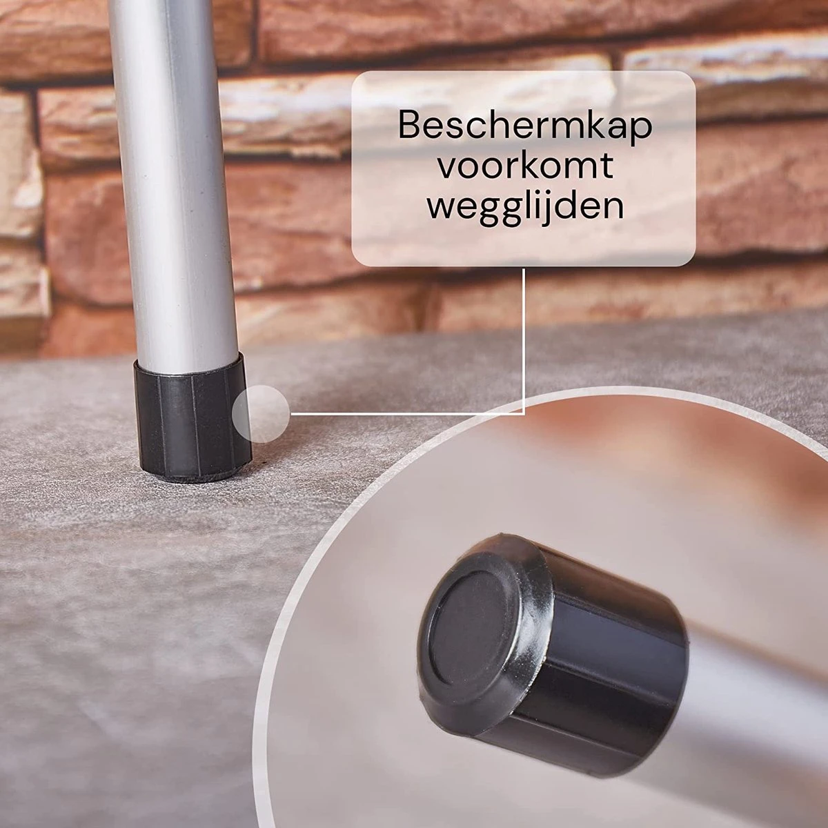 Liivo Aluminium Inklapbare Tafel - Campeertafel 75x55x60cm 5 Liivo Aluminium Inklapbare Tafel - Campeertafel 75x55x60cm - Afbeelding 5