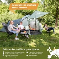 Skandika Bern 4 Koepeltent - Koepeltent - Tenten - 4 Persoons Kampeertent Met Panoramisch Dakraam, 2 Slaapcabines, Grondzeil, 210 Cm Stahoogte, Waterdicht, 4000 Mm Waterkolom - Grote Outdoor Familie Tent, Kampeertent - Grijs 13 Skandika Bern 4 Koepeltent - Koepeltent - Tenten - 4 Persoons Kampeertent Met Panoramisch Dakraam, 2 Slaapcabines, Grondzeil, 210 Cm Stahoogte, Waterdicht, 4000 Mm Waterkolom - Grote Outdoor Familie Tent, Kampeertent - Grijs -Buiten Kamperen 1200x1200 67
