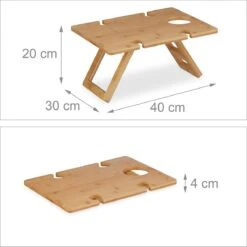 Relaxdays Opvouwbare Picknick Wijntafel - 4 Wijnglazenhouders - Bamboe Dienbladtafel Klein 10 Relaxdays Opvouwbare Picknick Wijntafel - 4 Wijnglazenhouders - Bamboe Dienbladtafel Klein -Buiten Kamperen 1200x1200 676