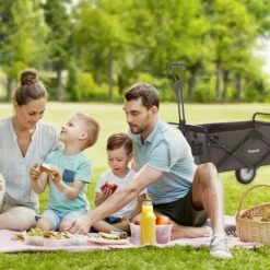 LifeGoods Bolderkar - Opvouwbaar - Draaibare Wielen - 2 Standen - 70KG Draagkracht - Grijs 15 LifeGoods Bolderkar - Opvouwbaar - Draaibare Wielen - 2 Standen - 70KG Draagkracht - Grijs -Buiten Kamperen 1200x1200 750