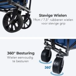 LifeGoods Bolderkar - Opvouwbaar - Tot 120KG - 103L - Extra Draagtas En Duwstang - Wasbaar Polyester - 98x45cm - Blauw/Grijs 21 LifeGoods Bolderkar - Opvouwbaar - Tot 120KG - 103L - Extra Draagtas En Duwstang - Wasbaar Polyester - 98x45cm - Blauw/Grijs -Buiten Kamperen 1200x1200 776