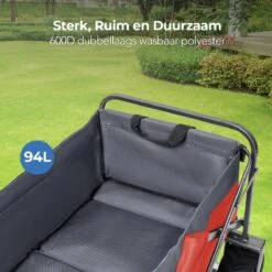 LifeGoods Bolderkar - Opvouwbaar - Tot 80KG - 94L - Wasbaar Polyester - 98x45cm - Rood/Grijs 17 LifeGoods Bolderkar - Opvouwbaar - Tot 80KG - 94L - Wasbaar Polyester - 98x45cm - Rood/Grijs -Buiten Kamperen 1200x1200 791