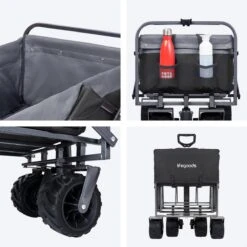 LifeGoods Bolderkar - Opvouwbaar - Tot 80KG - 94L - Wasbaar Polyester - 98x45cm - Zwart/Grijs 21 LifeGoods Bolderkar - Opvouwbaar - Tot 80KG - 94L - Wasbaar Polyester - 98x45cm - Zwart/Grijs -Buiten Kamperen 1200x1200 821