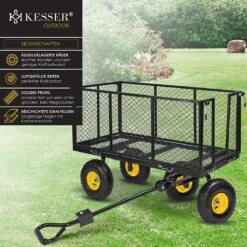 Exxen KESSER® Bolderkar, 550 Kg Belastbaar, Tuinwagen, Transportwagen, Tuinwagen, Uitneembaar Zeil, Gereedschapswagen, Handwagen, Veelzijdig Inzetbaar, Zwart 10 Exxen KESSER® Bolderkar, 550 Kg Belastbaar, Tuinwagen, Transportwagen, Tuinwagen, Uitneembaar Zeil, Gereedschapswagen, Handwagen, Veelzijdig Inzetbaar, Zwart -Buiten Kamperen 1200x1200 827