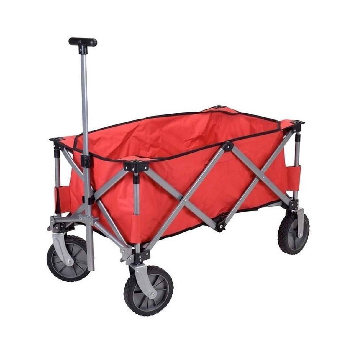KOOPMAN Opvouwbare Bolderkar | Rood | 90 X 49 X 58 Cm 4 KOOPMAN Opvouwbare Bolderkar | Rood | 90 X 49 X 58 Cm - Afbeelding 4