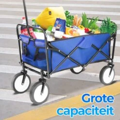 Merkloos Bolderkar - Bolderkar Opvouwbaar - Bolderwagen - Bolderwagen Opvouwbaar - Blauw 11 Merkloos Bolderkar - Bolderkar Opvouwbaar - Bolderwagen - Bolderwagen Opvouwbaar - Blauw -Buiten Kamperen 1200x1200 871
