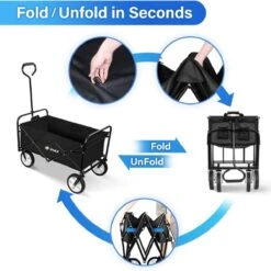 Rijoka Opvouwbare Bolderkar/Bolderwagen | Met Dakje En Draagtas | Zwart 12 Rijoka Opvouwbare Bolderkar/Bolderwagen | Met Dakje En Draagtas | Zwart -Buiten Kamperen 1200x1200 913