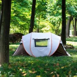 Fly Lab Luxe Pop Up Tent - Kampeer Tent - Grijs/Oranje - 4 Persoons 16 Fly Lab Luxe Pop Up Tent - Kampeer Tent - Grijs/Oranje - 4 Persoons -Buiten Kamperen 1200x1200 92