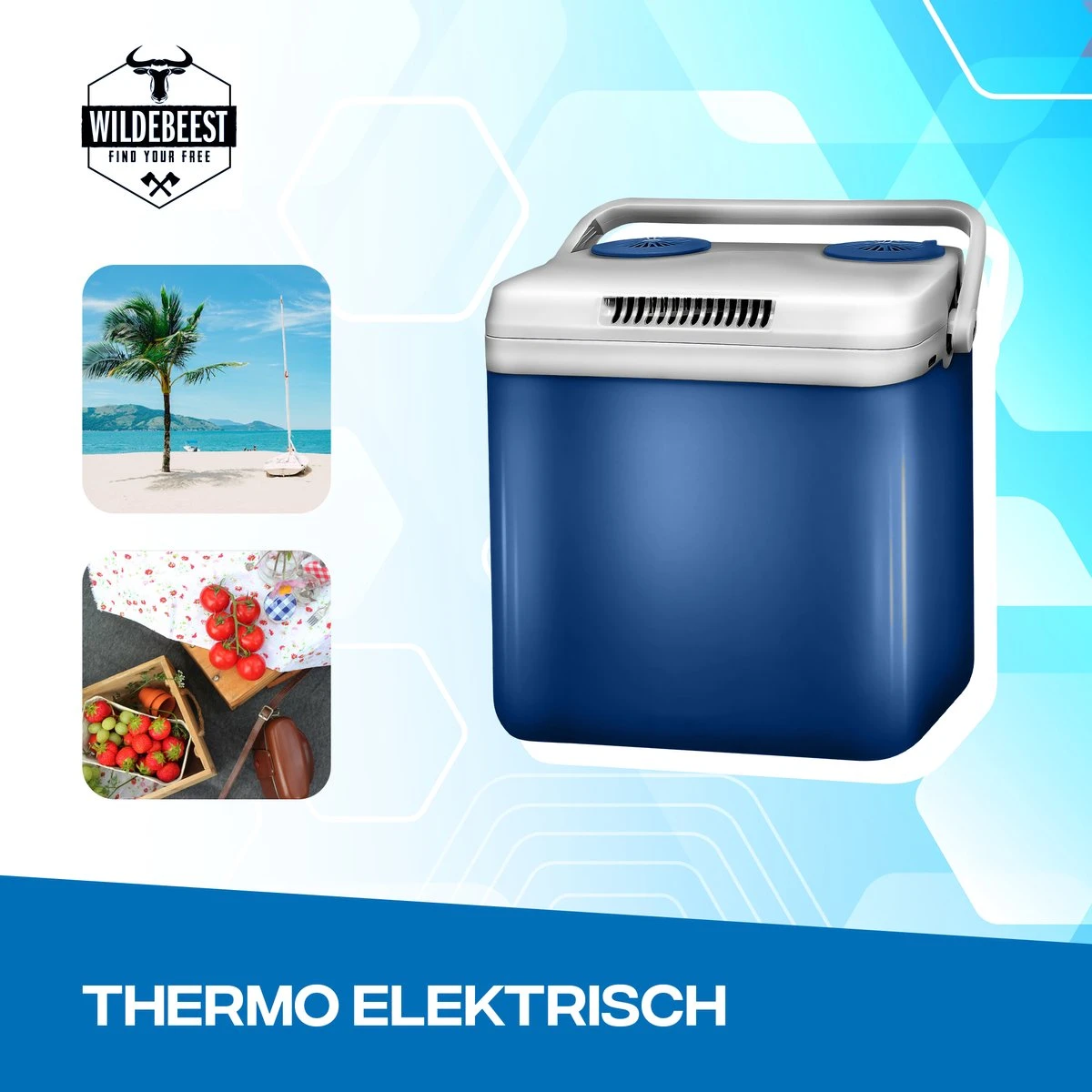 Koelbox Met ECO Modus Voor Auto & Camping Warm En Koud 32L - Frigobox Elektrisch 32 Liter Met 12v 230 Volt - Verkoelt En Verwamt - MiniBar - Mini Koelkast 10 Koelbox Met ECO Modus Voor Auto & Camping Warm En Koud 32L - Frigobox Elektrisch 32 Liter Met 12v 230 Volt - Verkoelt En Verwamt - MiniBar - Mini Koelkast - Afbeelding 10