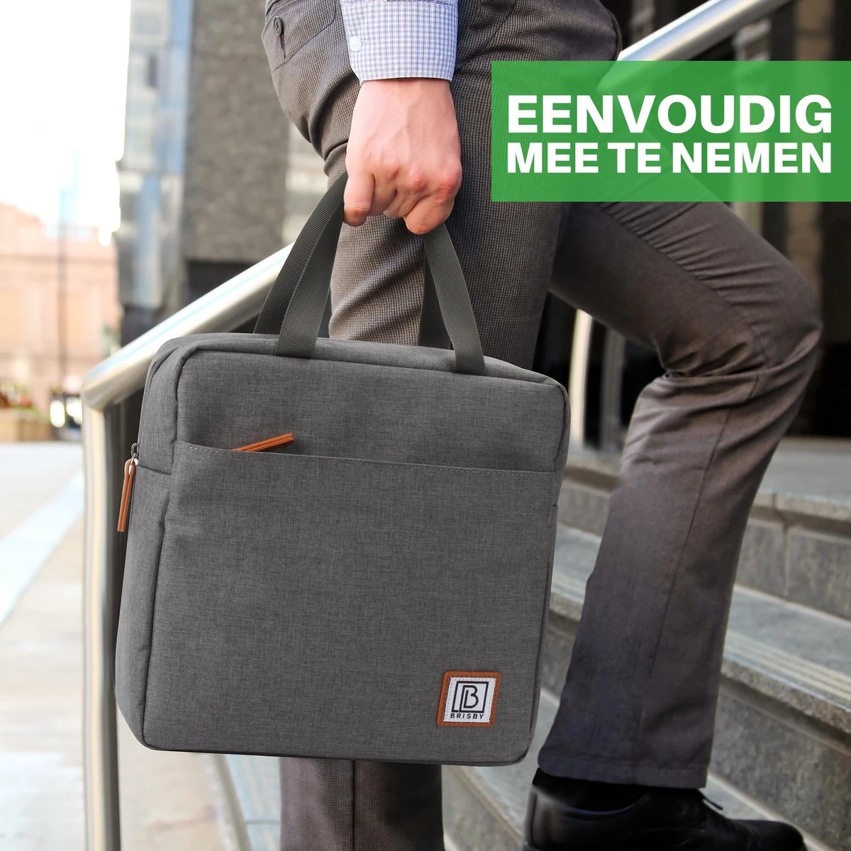 Brisby 4 Laags Geïsoleerde Koeltas - Lunchtas 7 Liter - Donkergrijs 2 Brisby 4 Laags Geïsoleerde Koeltas - Lunchtas 7 Liter - Donkergrijs - Afbeelding 2