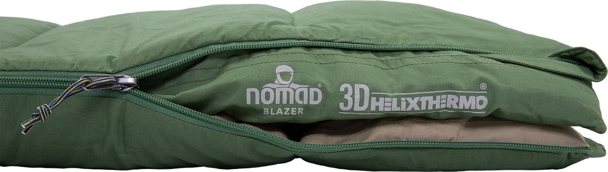 NOMAD® Blazer Slaapzak | 205x80cm Groen | Lichtgewicht & Kwalitatief | Slaapzak | Incl Hoes 6 NOMAD® Blazer Slaapzak | 205x80cm Groen | Lichtgewicht & Kwalitatief | Slaapzak | Incl Hoes - Afbeelding 6