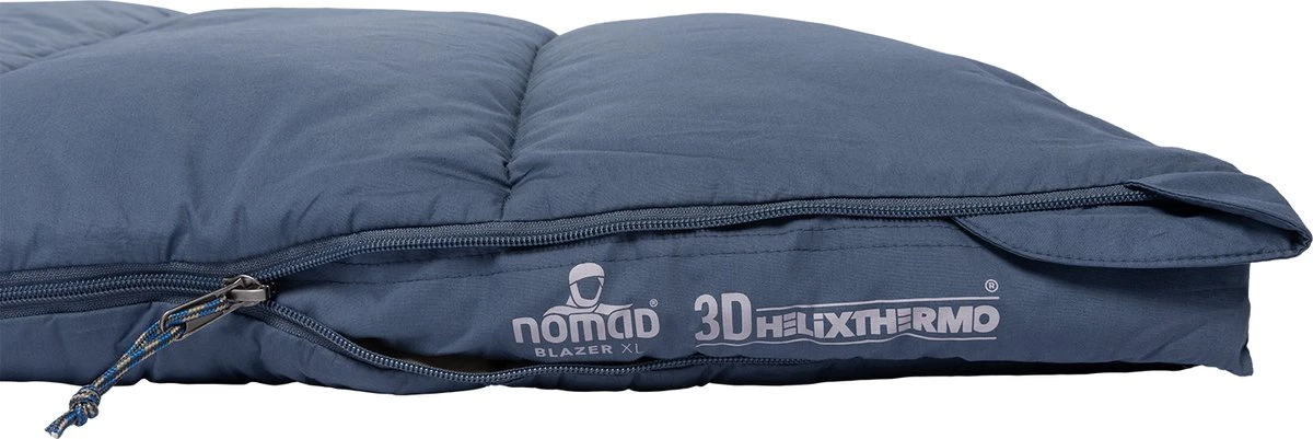 NOMAD® Blazer XL Slaapzak | 220x90cm Blauw | Lichtgewicht & Kwalitatief | Slaapzak | Incl Hoes 7 NOMAD® Blazer XL Slaapzak | 220x90cm Blauw | Lichtgewicht & Kwalitatief | Slaapzak | Incl Hoes - Afbeelding 7
