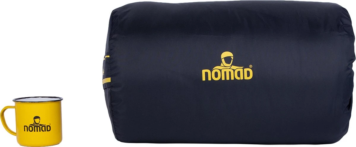 NOMAD® Bronco Slaapzak | 205x80cm Blauw | Lichtgewicht & Kwalitatief | Slaapzak | Incl Hoes 3 NOMAD® Bronco Slaapzak | 205x80cm Blauw | Lichtgewicht & Kwalitatief | Slaapzak | Incl Hoes - Afbeelding 3