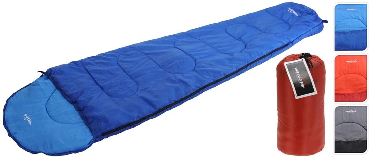 Redcliffs -Slaapzak-Mummy-L-kamperen-festival-roadtrip-backpacken-Blauw 1 Redcliffs -Slaapzak-Mummy-L-kamperen-festival-roadtrip-backpacken-Blauw