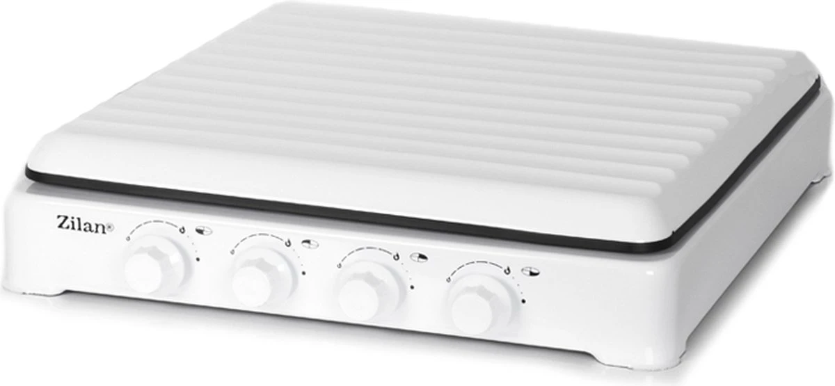 Zilan - Gas Kooktoestel 4 Pits - Campingkooktoestel - Gaskookplaat - Wit 3 Zilan - Gas Kooktoestel 4 Pits - Campingkooktoestel - Gaskookplaat - Wit - Afbeelding 3