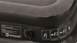 Outwell Flock Excellent Single Luchtbed - 1-Persoons - Grey/black -Buiten Kamperen 1200x676 2