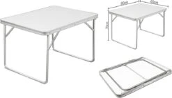 Merkloos Aluminium Inklapbare Tuintafel - Campingtafel - 80x60x68 Cm 20 Merkloos Aluminium Inklapbare Tuintafel - Campingtafel - 80x60x68 Cm -Buiten Kamperen 1200x688 1
