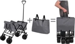TecTake - Opvouwbare Bolderkar Heidrun Grijs 12 TecTake - Opvouwbare Bolderkar Heidrun Grijs -Buiten Kamperen 1200x703 4