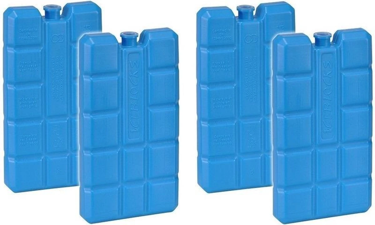 Merkloos Set Van 6x Blauwe Koelelementen 200 Gram 8 X 15 X 2 Cm - Koelblokken/koelelementen Voor Koeltas/koelbox 1 Merkloos Set Van 6x Blauwe Koelelementen 200 Gram 8 X 15 X 2 Cm - Koelblokken/koelelementen Voor Koeltas/koelbox