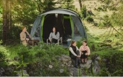 Coleman Vail 4 Tunneltent - Familie Tent - 4-Persoons - Grijs/Groen -Buiten Kamperen 1200x754