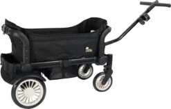 Deryan Luxe Sandy Bolderkar - Duo Buggy - Tandem Buggy - Opvouwbaar - Inklapbare Bolderwagen - Duo Kinderwagen - Zwart -Buiten Kamperen 1200x761 3