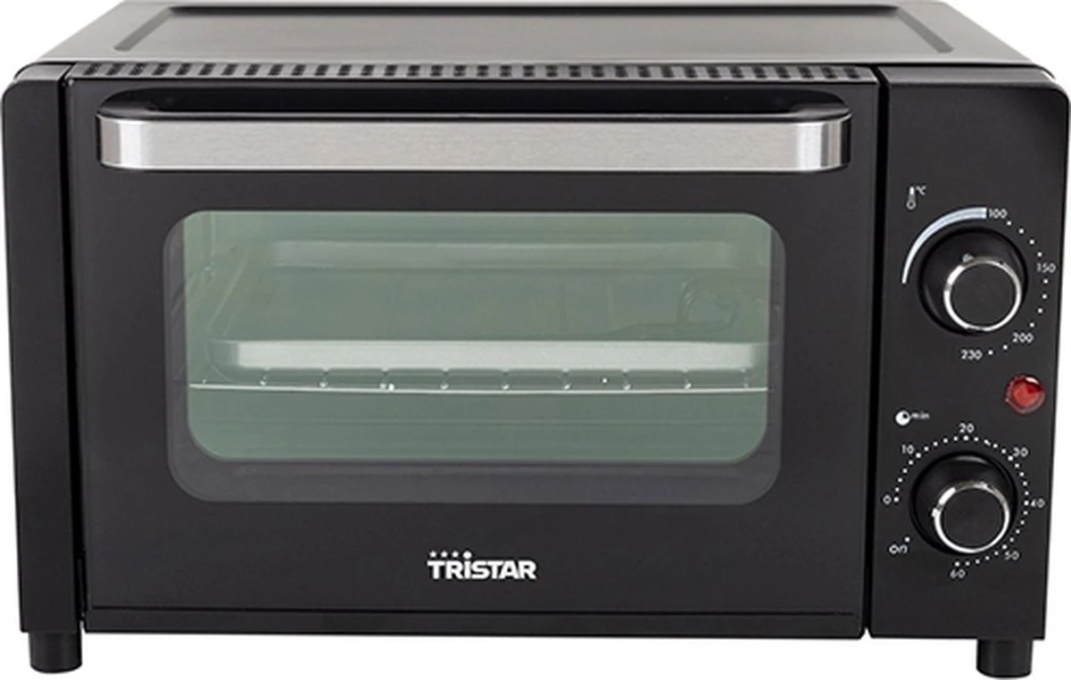 Tristar Oven OV-3615 - Camping Oven 10 Liter - 800 Watt - Vrijstaande Kleine Oven - Zwart 14 Tristar Oven OV-3615 - Camping Oven 10 Liter - 800 Watt - Vrijstaande Kleine Oven - Zwart - Afbeelding 14
