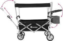 Tectake - Opvouwbare Bolderwagen Handkar Nico Zwart - 403549 16 Tectake - Opvouwbare Bolderwagen Handkar Nico Zwart - 403549 -Buiten Kamperen 1200x771 6