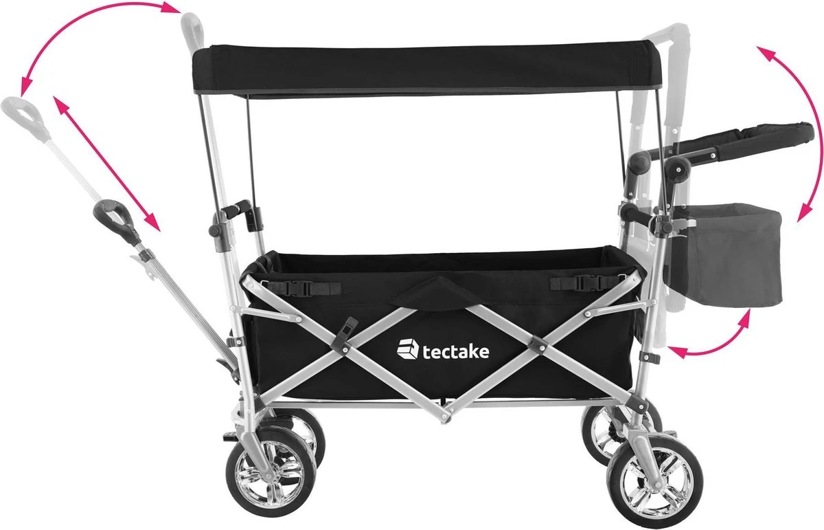 Tectake - Opvouwbare Bolderwagen Handkar Nico Zwart - 403549 7 Tectake - Opvouwbare Bolderwagen Handkar Nico Zwart - 403549 - Afbeelding 7