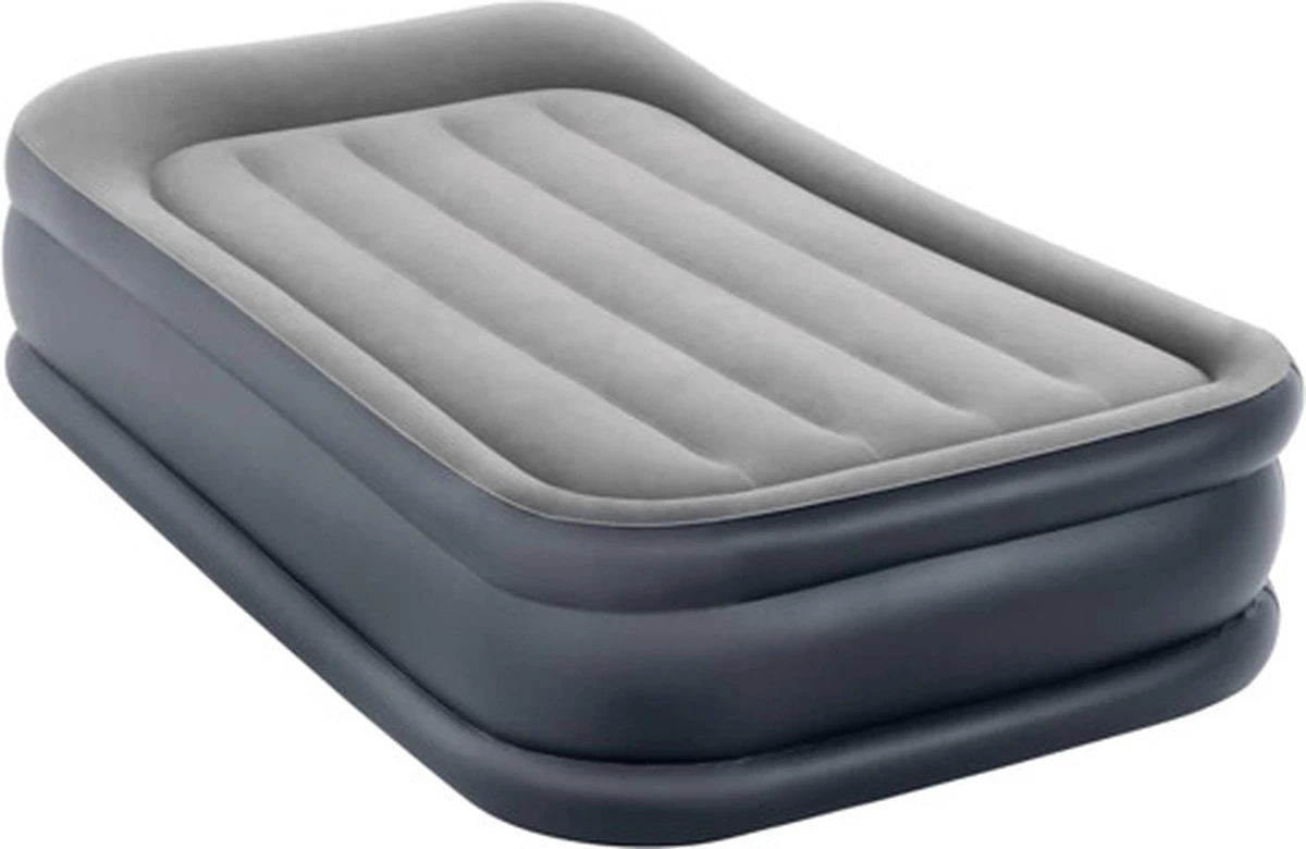 Intex Twin Deluxe Pillow Rest Raised Luchtbed - 191x99x42 Cm 1 Intex Twin Deluxe Pillow Rest Raised Luchtbed - 191x99x42 Cm