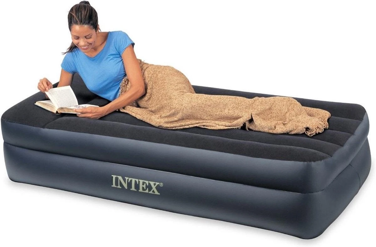 Intex Pillow Twin Luchtbed 1-persoons 99x191x42 Cm 12 Intex Pillow Twin Luchtbed 1-persoons 99x191x42 Cm - Afbeelding 12