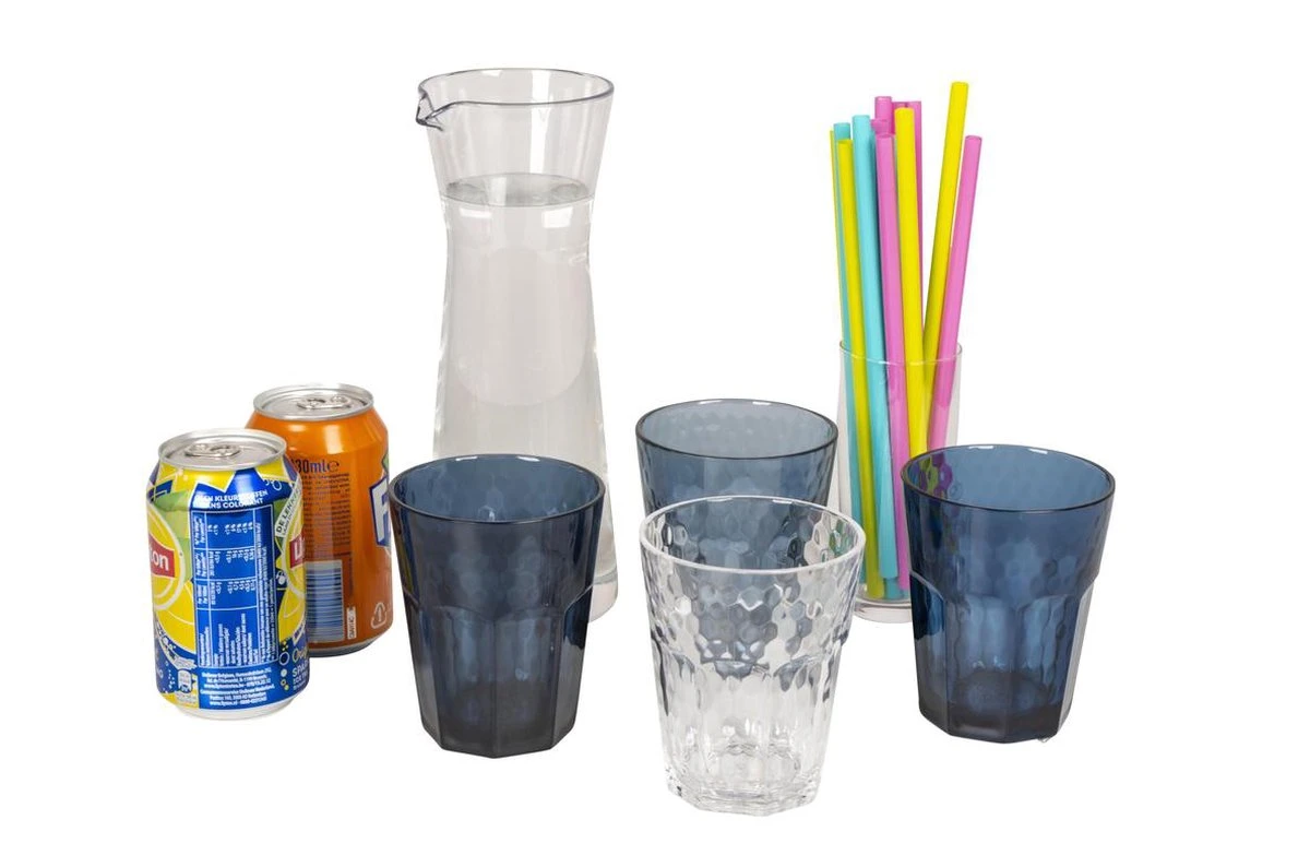 Bo-Camp - Wijn/Limonade Glas - Campingglas - Mix & Match - 400 Ml - 4 Stuks 6 Bo-Camp - Wijn/Limonade Glas - Campingglas - Mix & Match - 400 Ml - 4 Stuks - Afbeelding 6