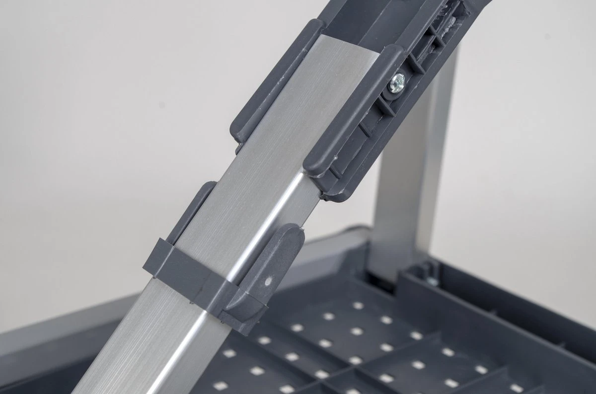 Bo-Camp Picknicktafel - Basic - Inklapbaar - Grijs 3 Bo-Camp Picknicktafel - Basic - Inklapbaar - Grijs - Afbeelding 3