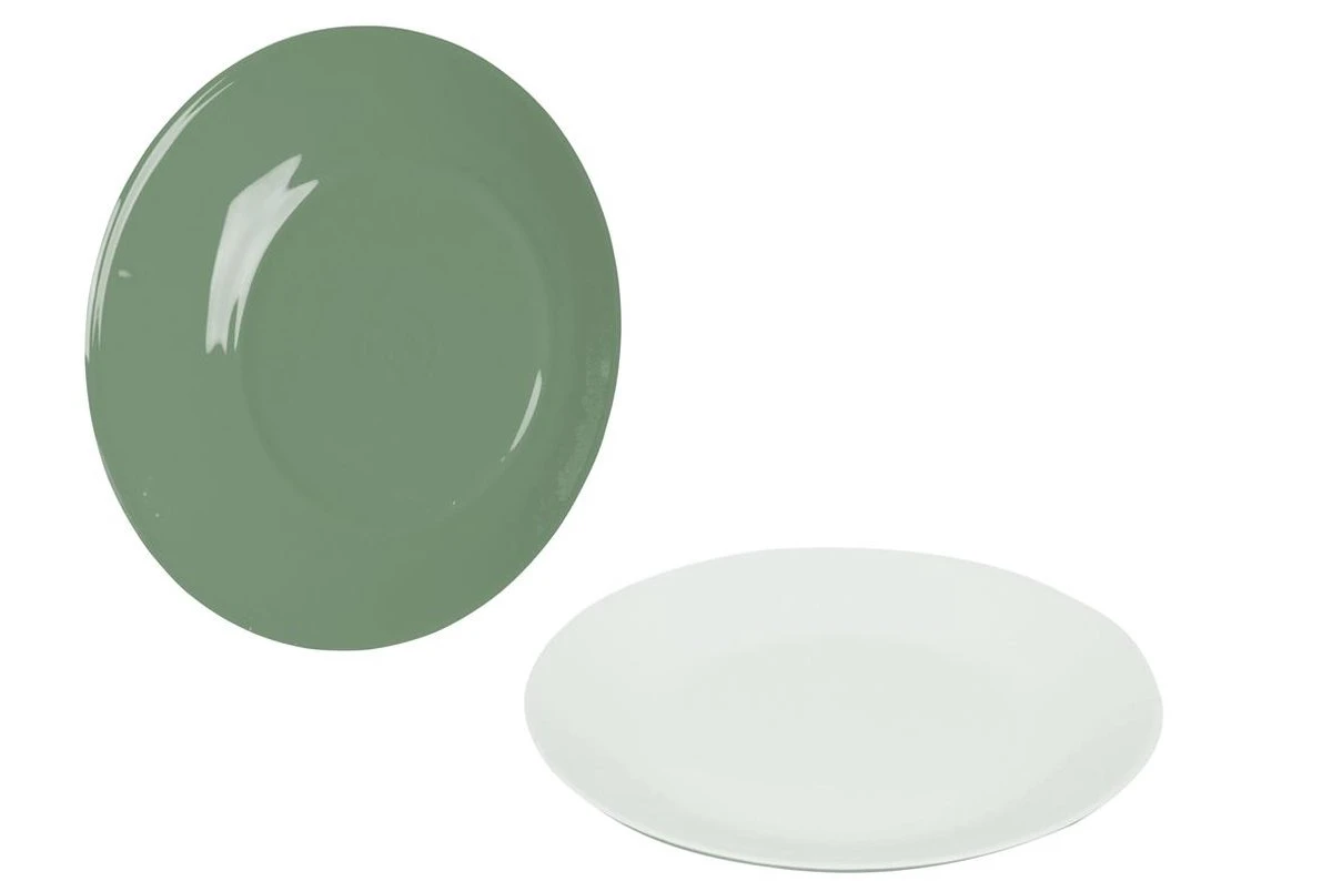 Bo-Camp Servies - Campingbord - 100% Melamine - 16-delig - Groen 4 Bo-Camp Servies - Campingbord - 100% Melamine - 16-delig - Groen - Afbeelding 4