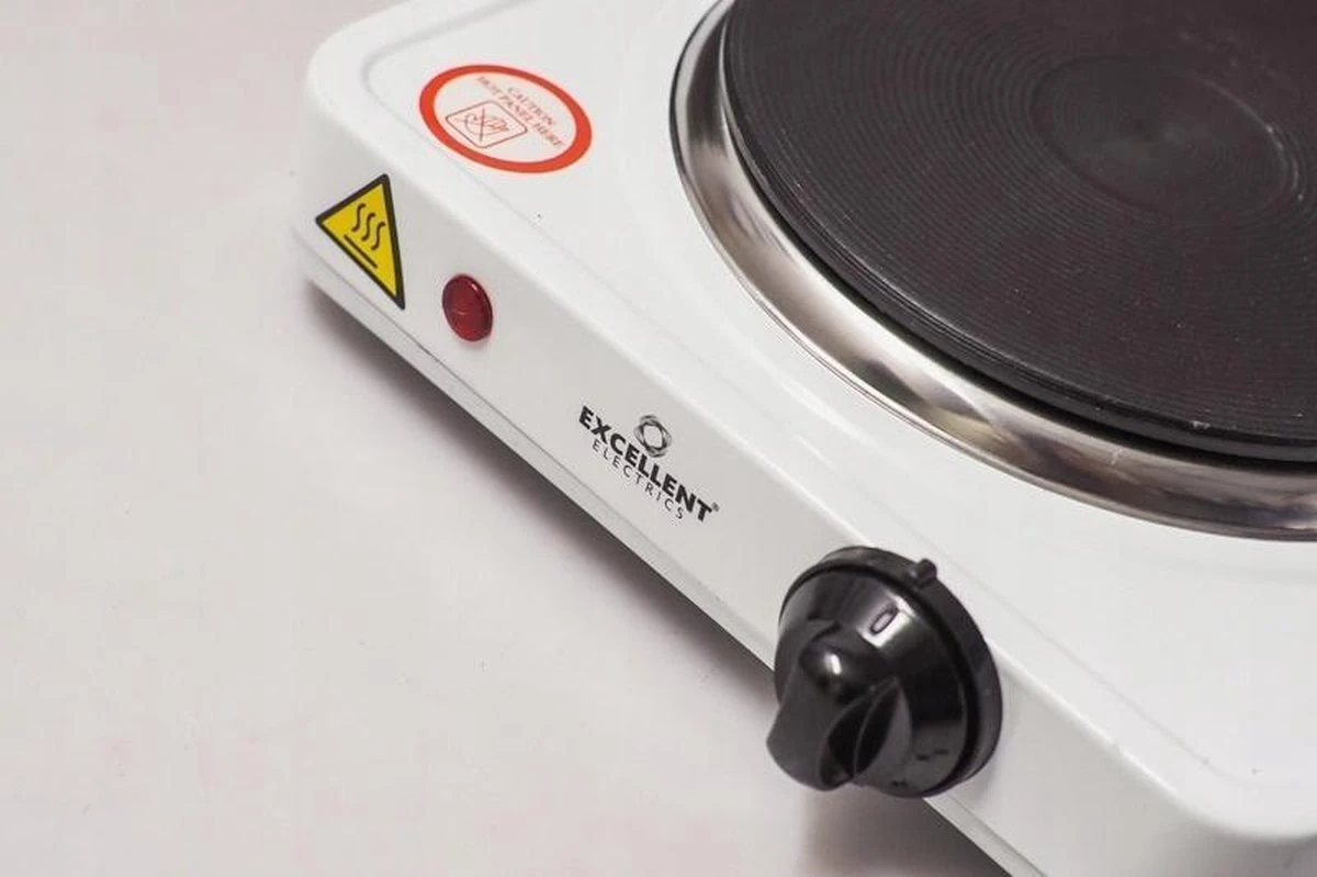 Kookplaat Basic Ø 16 Cm Elektrisch Wit Enkel Pits 1000W 5-standen 22 X 22 X 7 Cm 4 Kookplaat Basic Ø 16 Cm Elektrisch Wit Enkel Pits 1000W 5-standen 22 X 22 X 7 Cm - Afbeelding 4