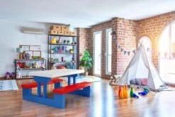 Merkloos Kinder Picknicktafel Met Parasol - Blauw 14 Merkloos Kinder Picknicktafel Met Parasol - Blauw -Buiten Kamperen 1200x800 165