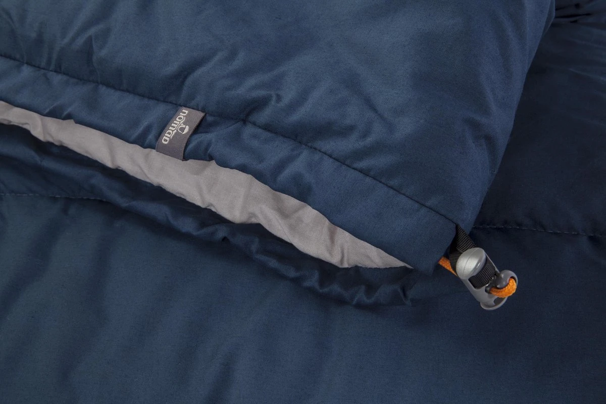 NOMAD® Brisbane XL Slaapzak | 220x90cm Blauw | Lichtgewicht & Kwalitatief | Dekenmodel Slaapzak | Incl Hoes 6 NOMAD® Brisbane XL Slaapzak | 220x90cm Blauw | Lichtgewicht & Kwalitatief | Dekenmodel Slaapzak | Incl Hoes - Afbeelding 6