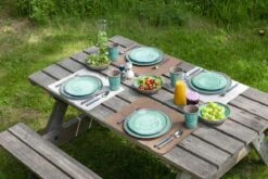 Bo-Camp Servies Halo - 12 Delig Melamine - Aqua 11 Bo-Camp Servies Halo - 12 Delig Melamine - Aqua -Buiten Kamperen 1200x800 235