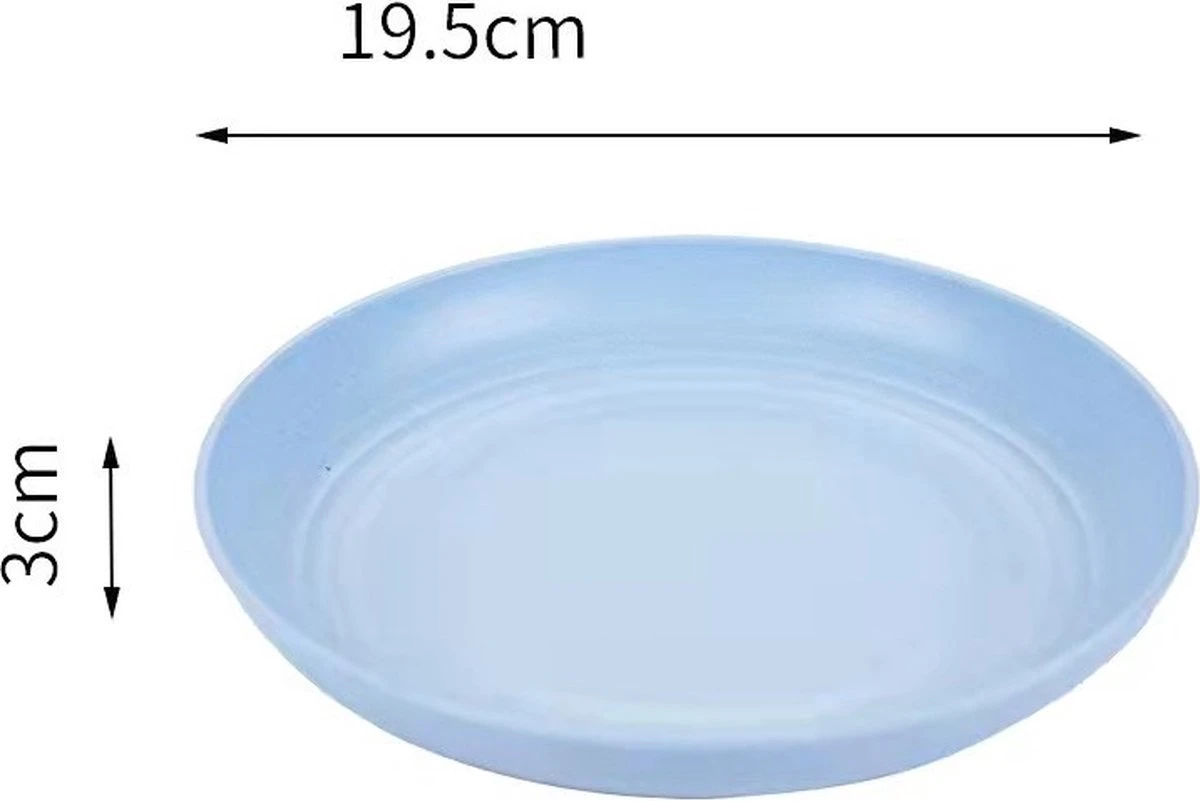 Merkloos Green-goose® Bio-based Borden | Set Van 4 | 19.5x3 Cm | Duurzame, Vaatwasserbestendige Borden Voor Camping, Vakantie Of Picknick | Vaatwasserbestendig 4 Merkloos Green-goose® Bio-based Borden | Set Van 4 | 19.5x3 Cm | Duurzame, Vaatwasserbestendige Borden Voor Camping, Vakantie Of Picknick | Vaatwasserbestendig - Afbeelding 4