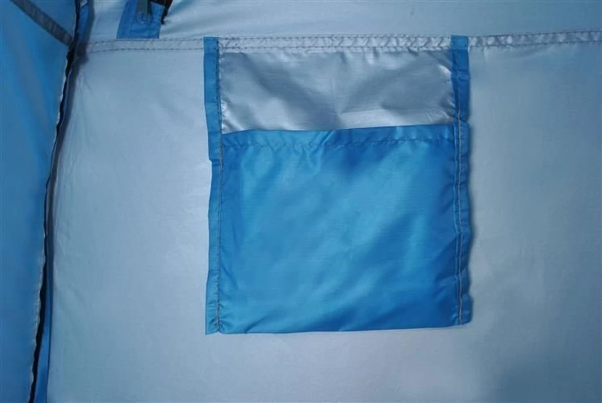 Merkloos 4 In 1 Pop-up Douchetent Voor Omkleden, Douchen, Toilet En Opslag - 1 Persoons Tent - Camping Douche En Omkleedtent - Inclusief Haringen En Draagtas - 190 X 110 X 110 Cm Blauw 9 Merkloos 4 In 1 Pop-up Douchetent Voor Omkleden, Douchen, Toilet En Opslag - 1 Persoons Tent - Camping Douche En Omkleedtent - Inclusief Haringen En Draagtas - 190 X 110 X 110 Cm Blauw - Afbeelding 9