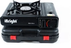 IBright Draagbare Camping Kooktoestel - Gasbrander - 1 Pits Gaspit - Elektrische Ontsteking - 2900 Watt - Met Koffer - Zwart 10 IBright Draagbare Camping Kooktoestel - Gasbrander - 1 Pits Gaspit - Elektrische Ontsteking - 2900 Watt - Met Koffer - Zwart -Buiten Kamperen 1200x805 6