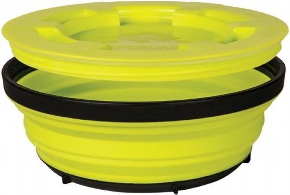 Sea To Summit X-Seal & Go Campingservies Inklapbaar - Schaal - Large - Lime 7 Sea To Summit X-Seal & Go Campingservies Inklapbaar - Schaal - Large - Lime - Afbeelding 7