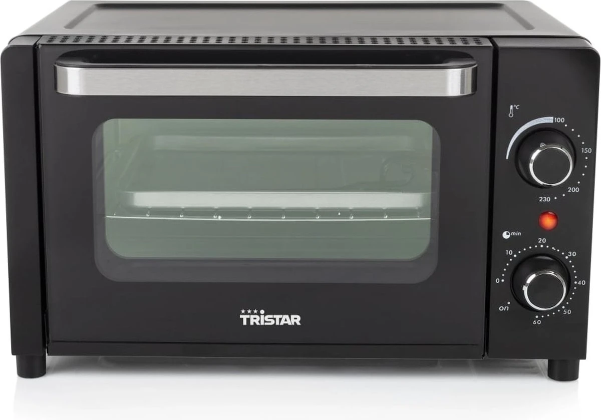 Tristar Oven OV-3615 - Camping Oven 10 Liter - 800 Watt - Vrijstaande Kleine Oven - Zwart 5 Tristar Oven OV-3615 - Camping Oven 10 Liter - 800 Watt - Vrijstaande Kleine Oven - Zwart - Afbeelding 5
