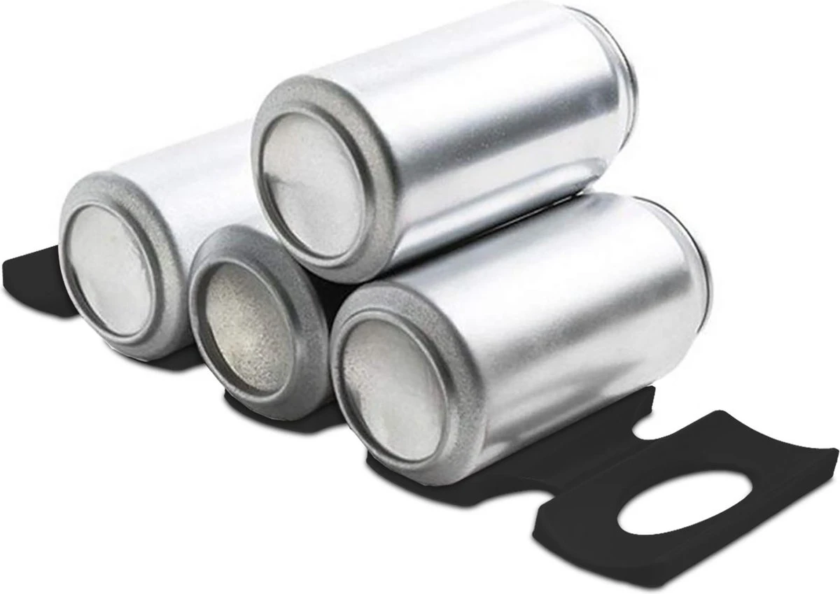 Kwmobile 1x Opvouwbare Houder Voor Flessen En Blikjes - Voor Koelkast En Voorraadkast - Siliconen Flessenhouder In Zwart - 31 X 9,5 X 1 Cm 1 Kwmobile 1x Opvouwbare Houder Voor Flessen En Blikjes - Voor Koelkast En Voorraadkast - Siliconen Flessenhouder In Zwart - 31 X 9,5 X 1 Cm