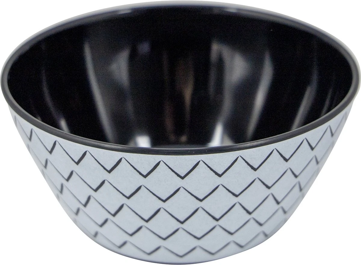 Bo-Camp Servies - Mix & Match - 16 Delig - Zwart/Wit 7 Bo-Camp Servies - Mix & Match - 16 Delig - Zwart/Wit - Afbeelding 7