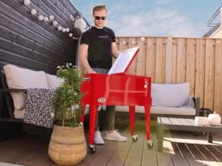 AXI Retro Cooler Rood - Koeler Met Wielen - 76L Inhoud - Koelbox Met Aftapkraan -Buiten Kamperen 1200x900 50