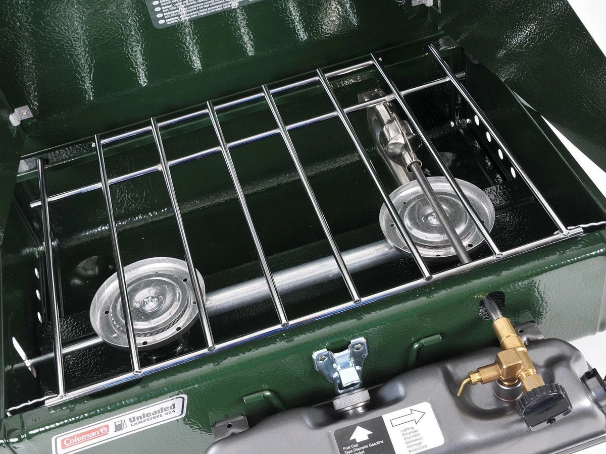 Coleman Unleaded 2 Burner Camping Kooktoestel - 2-pits - 4100 Watt 5 Coleman Unleaded 2 Burner Camping Kooktoestel - 2-pits - 4100 Watt - Afbeelding 5
