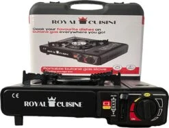 Draagbaar Camping Kookstel 1-Pits - Kooktoestel Kampeer Kookstel - Gasstel Gasfornuis Gaspit - Gas Kookplaat -Buiten Kamperen 1200x907 5